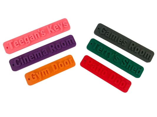 Giant Personalized Keyring Custom 3D Printed Gift
